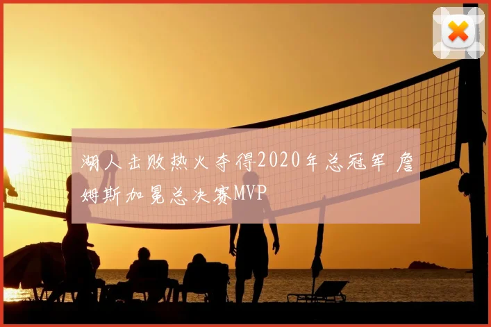 湖人击败热火夺得2020年总冠军 詹姆斯加冕总决赛MVP